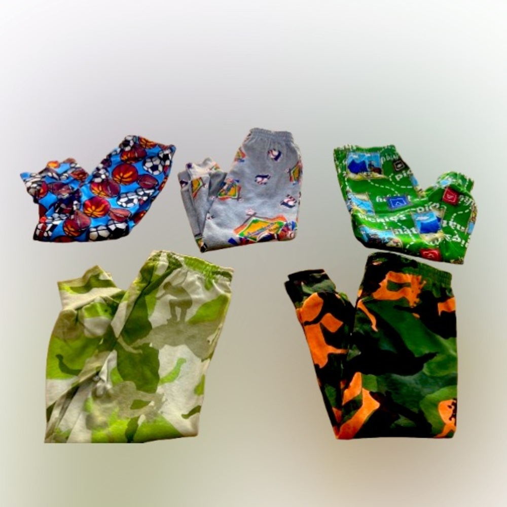 5 New boy pijama pants size 2